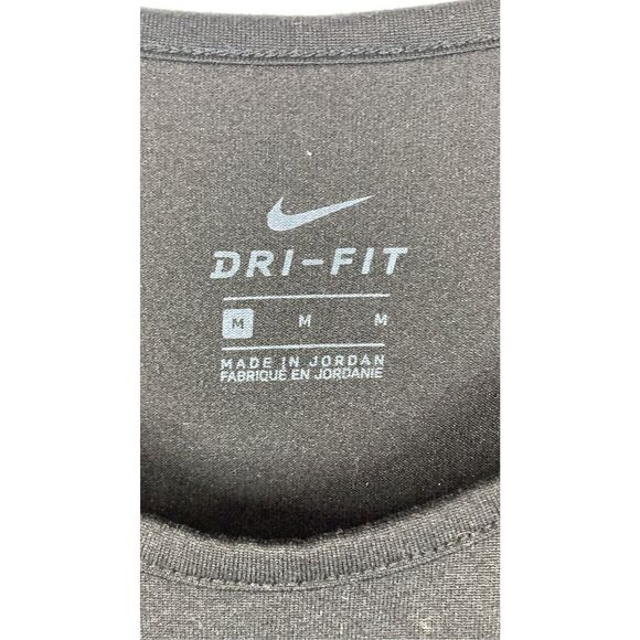 Nike Women's Polyester Pullover Dri-Fit Activewear Tank Top Black Size Medium - Picture 4 of 6